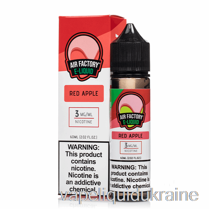 Vape Ukraine Red Apple - Air Factory - 60mL 3mg